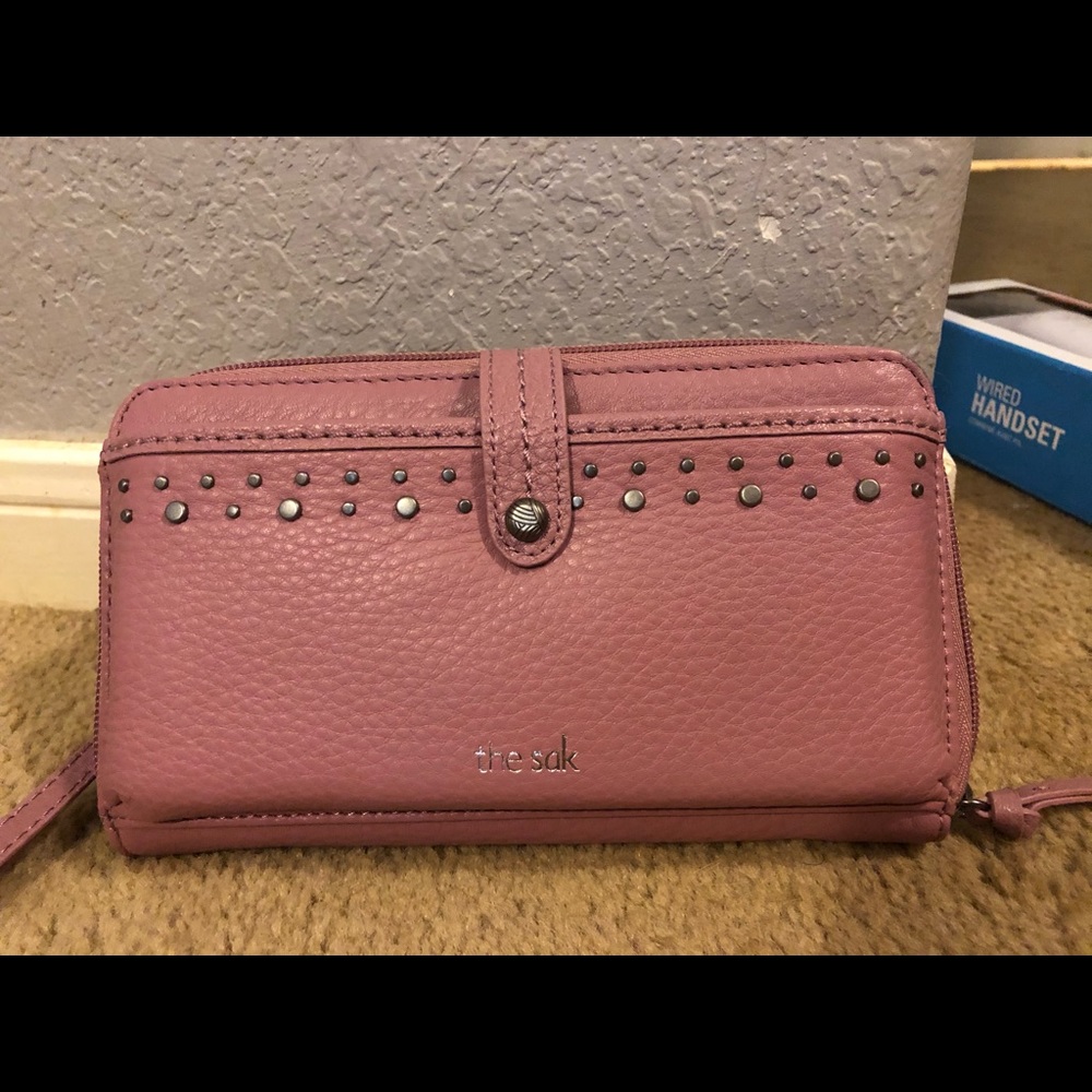 The Sak crossbody/wristlet wallet